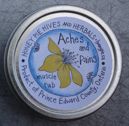 honey pie hives and herbals aches and pains rub
