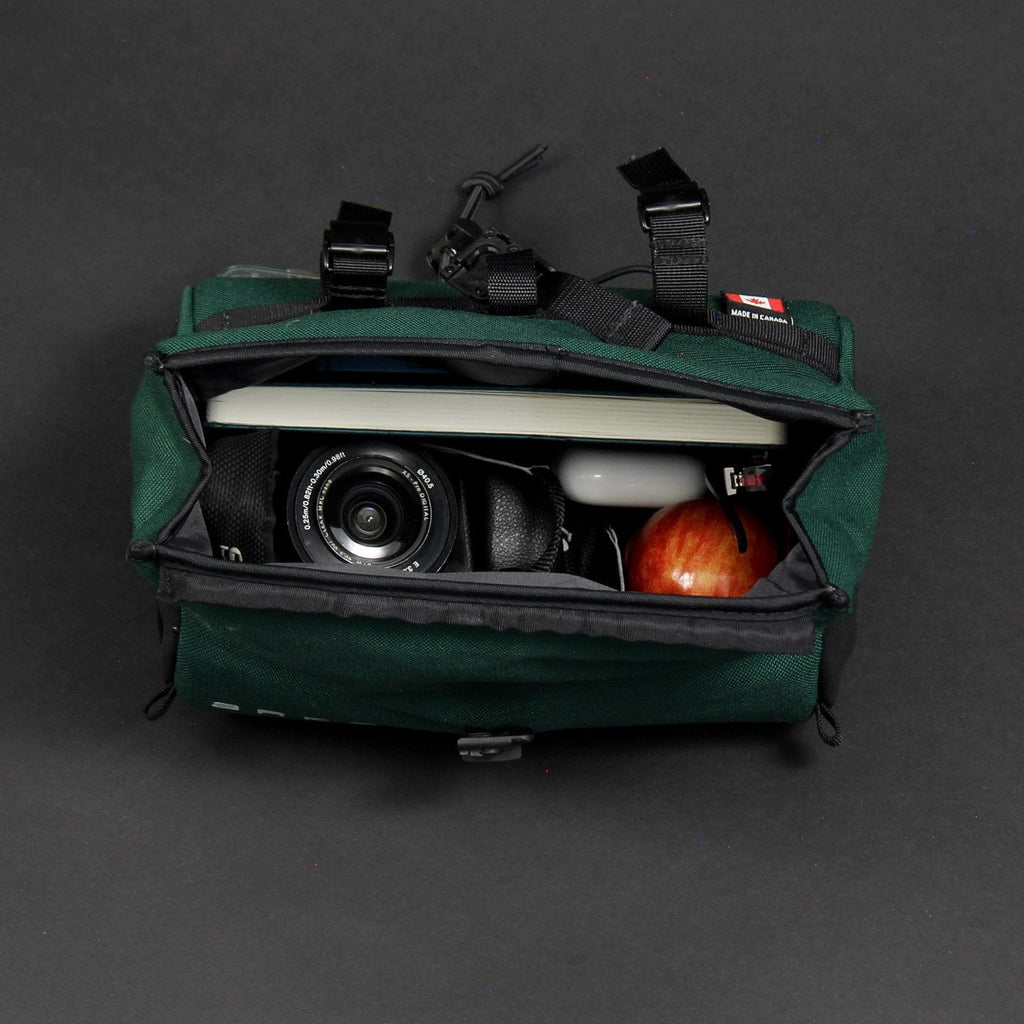 arkel burrito handlebar bag 4.5 L green