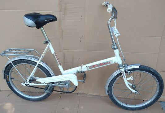 Auto Mini singlespeed coaster folding bike 20" wheels used bicycle