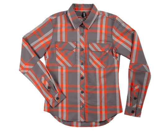 Sombrio silhouette riding shirt Ws burnt okra plaid S
