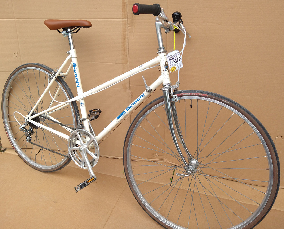 Bianchi Bici 1 step-thru 27 x 1 1/4" wheeled hybrid USED Large no tax, no warranty