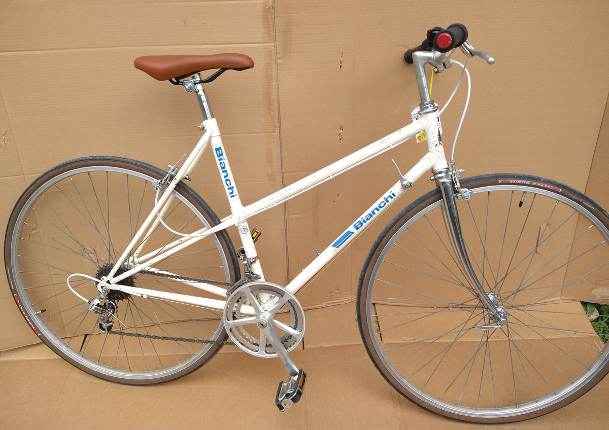 Bianchi Bici 1 step-thru 27 x 1 1/4" wheeled hybrid USED Large no tax, no warranty