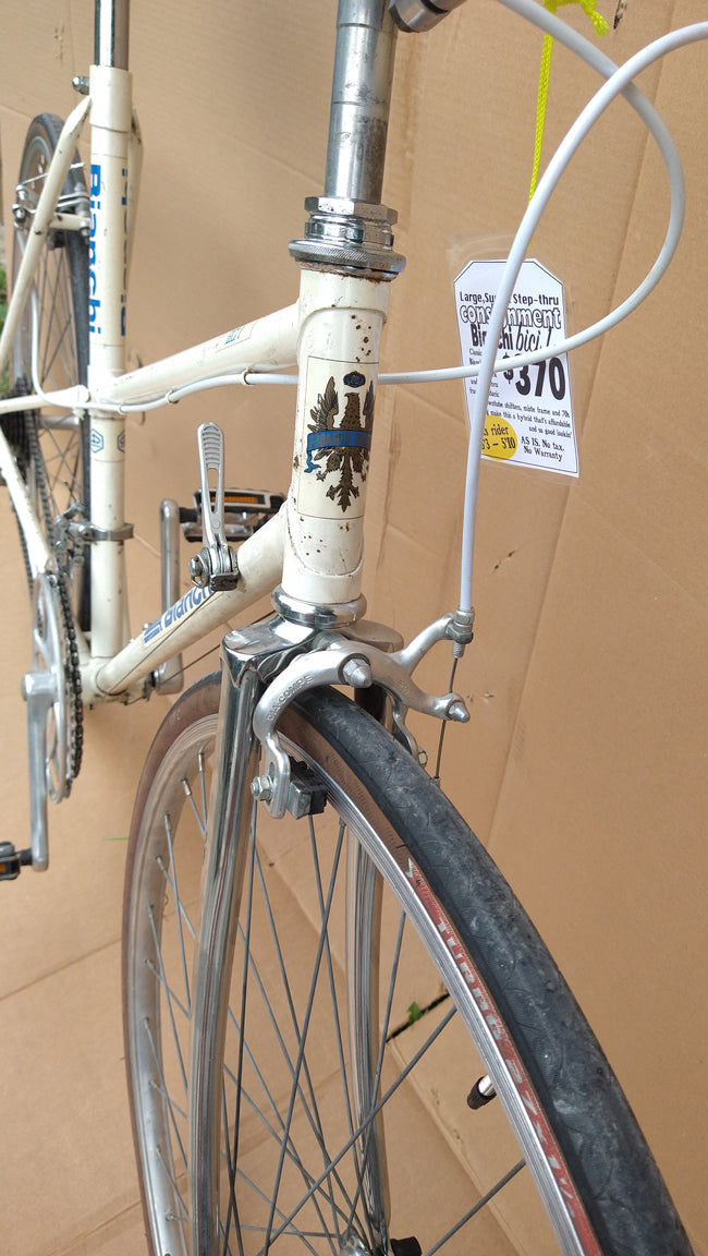 Bianchi Bici 1 step-thru 27 x 1 1/4" wheeled hybrid USED Large no tax, no warranty