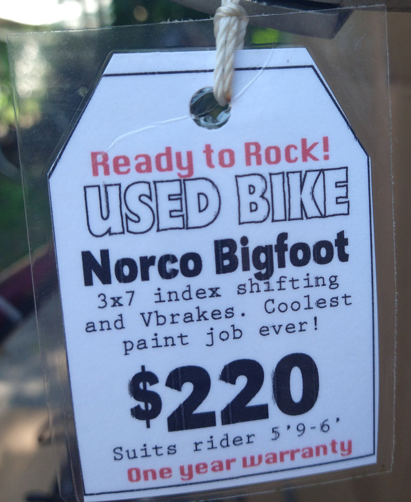 Norco Bigfoot (L) mountainbike 26” wheels, used