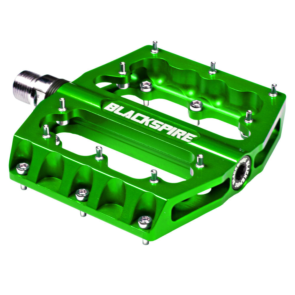 Blackspire Sub420 mtb flat pedals: lime