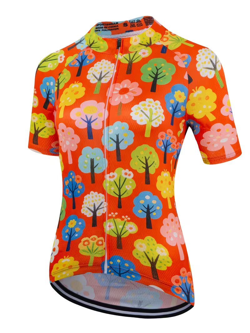 trees ws cycling jersey M