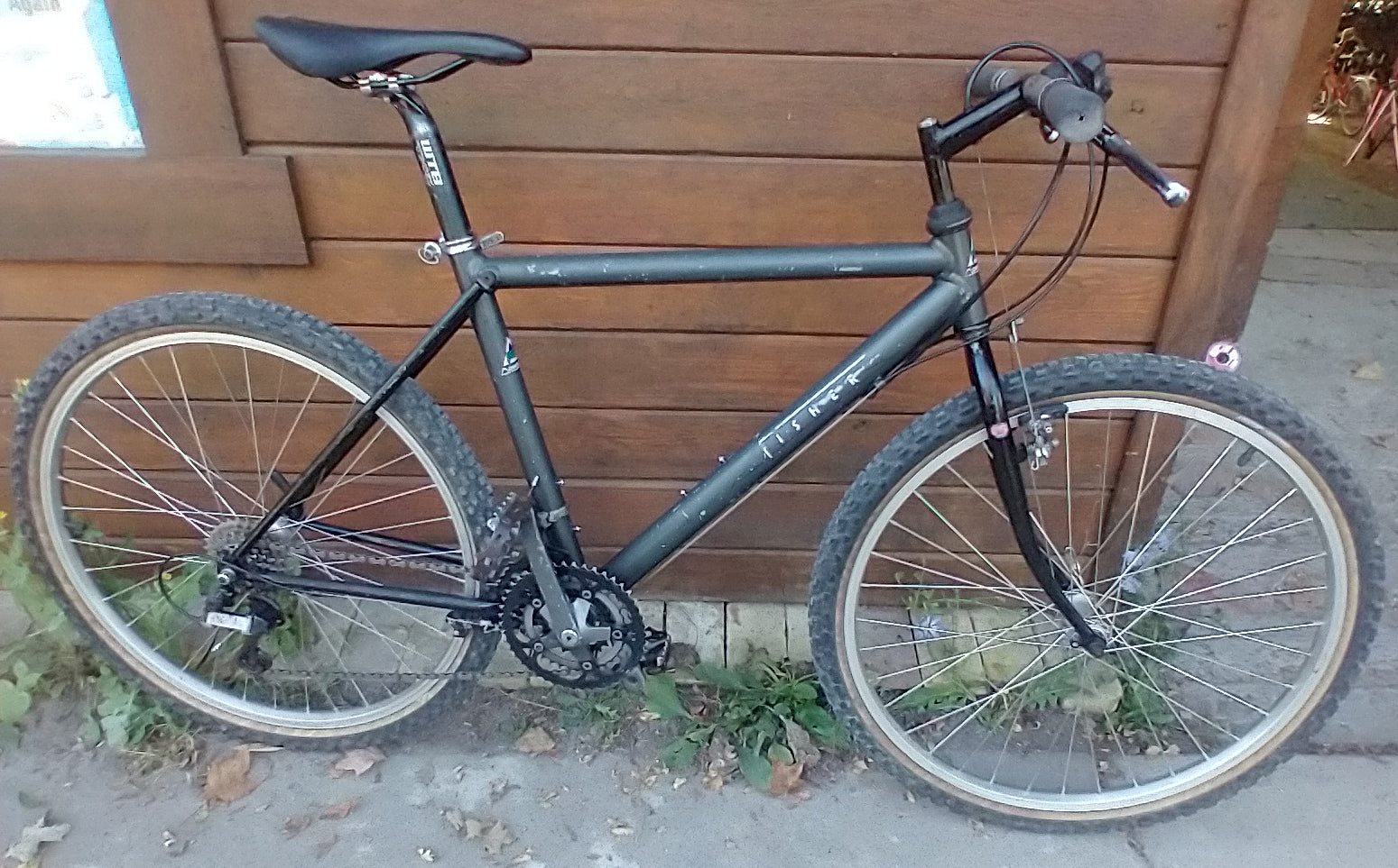 Fisher CR-7 1988 17" Mtb Charcoal,used, no tax, no warranty