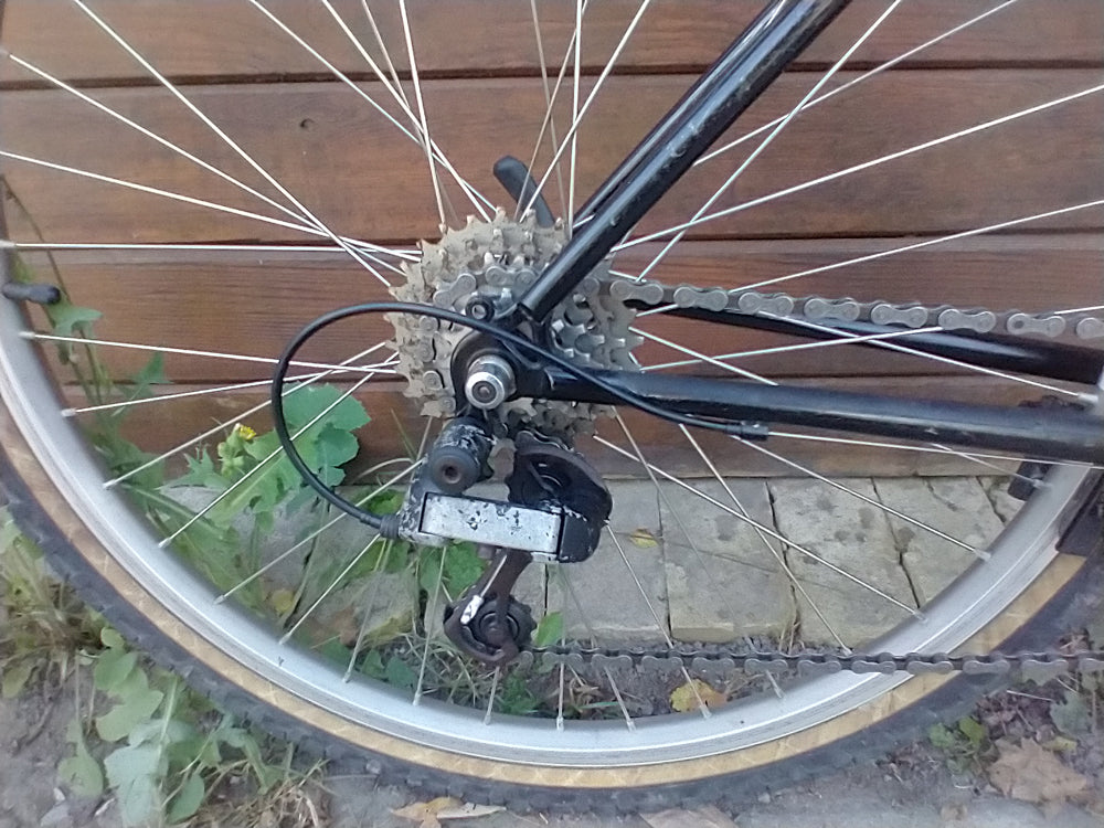 Fisher CR-7 1988 17" Mtb Charcoal,used, no tax, no warranty