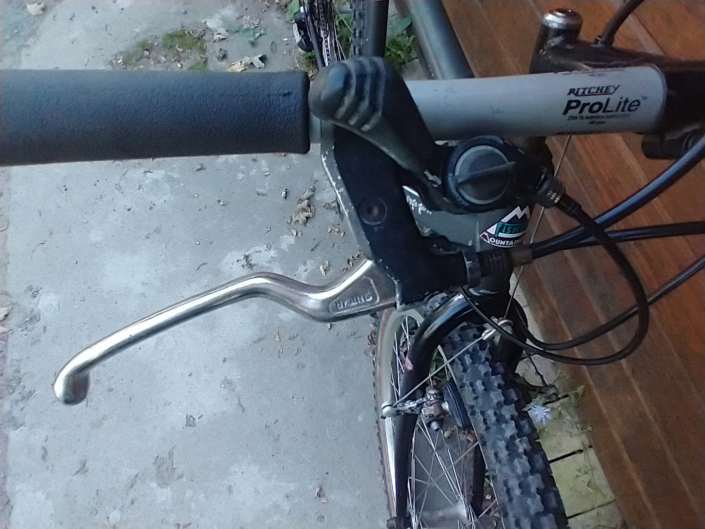 Fisher CR-7 1988 17" Mtb Charcoal,used, no tax, no warranty