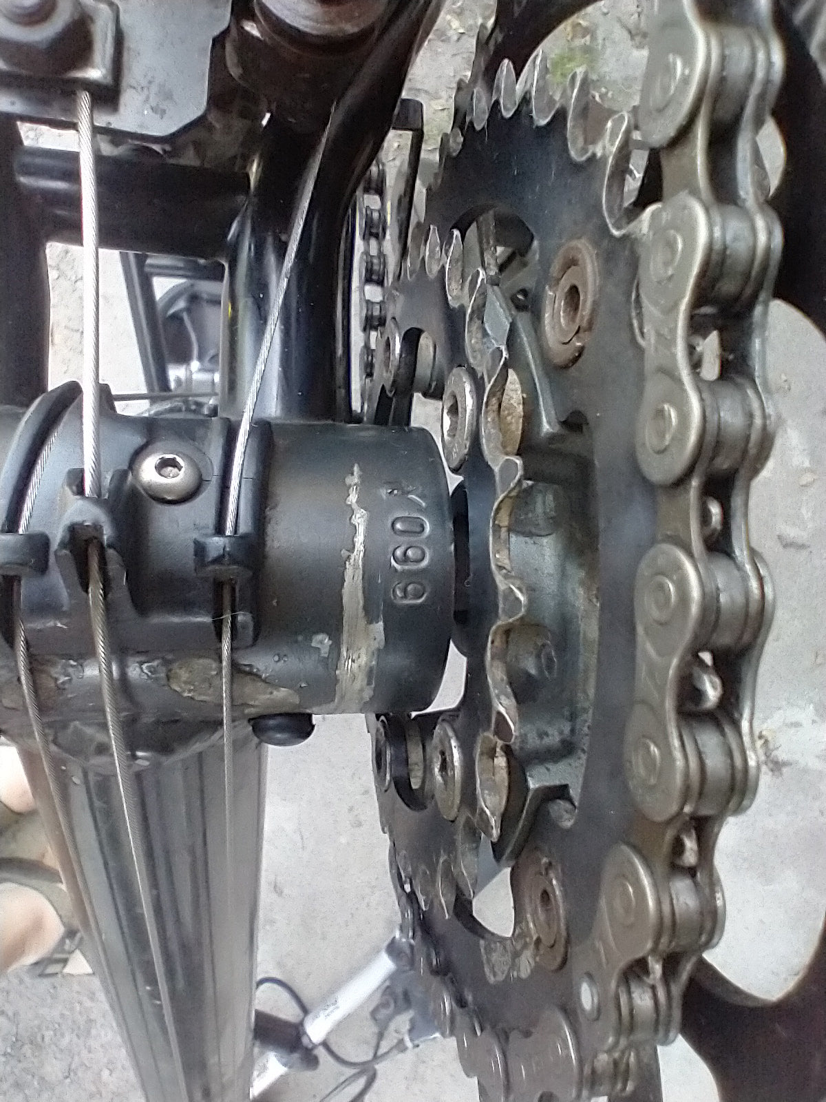 Fisher CR-7 1988 17" Mtb Charcoal,used, no tax, no warranty