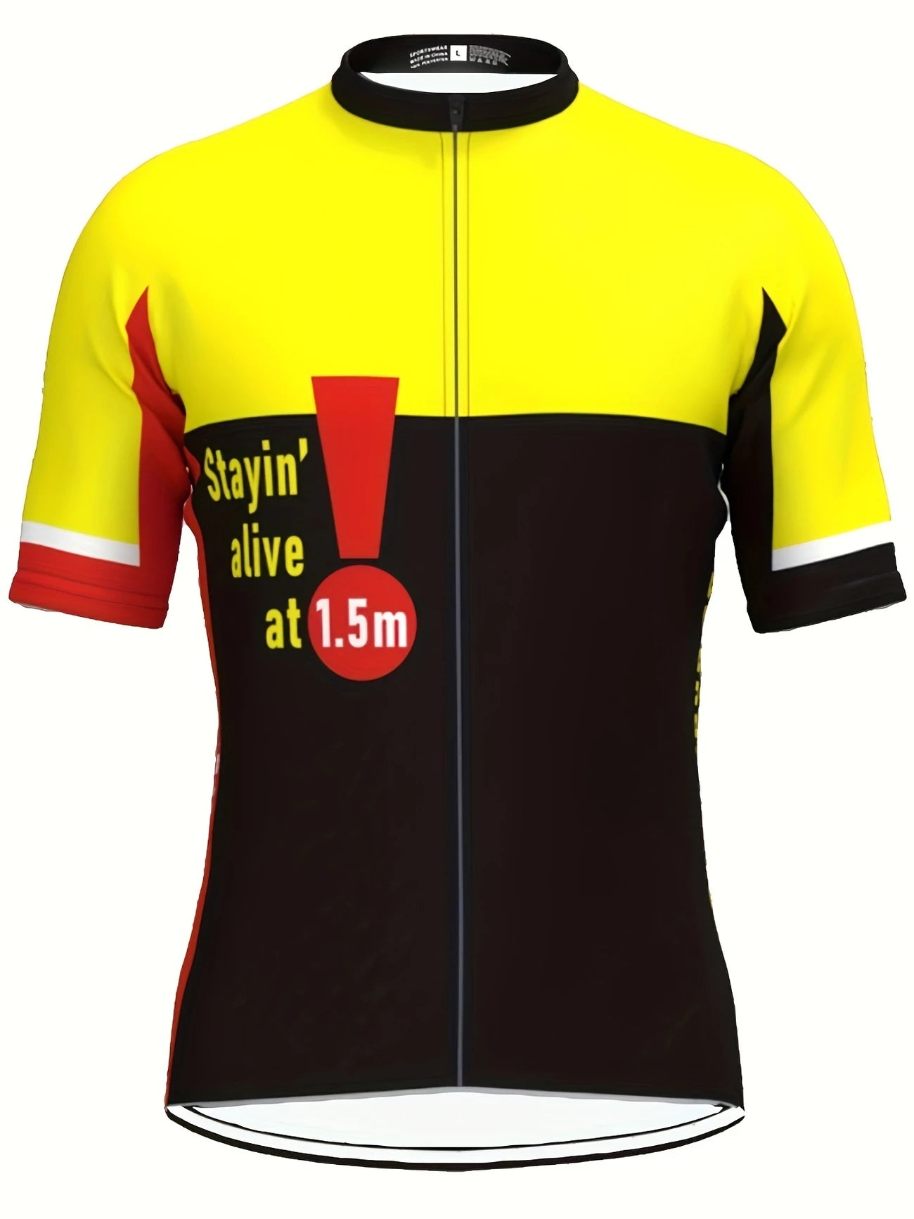 1.5 meter jersey, neon, XXL