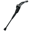 Kickstand, adjustable, oversize, black alloy sliding triangle mount