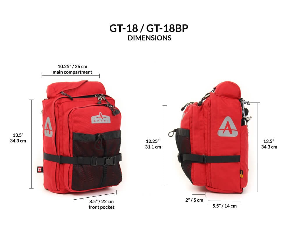 Arkel GT18 panniers red pair
