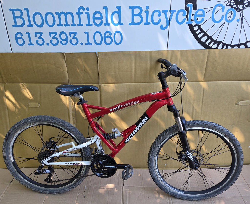 Schwinn Graft 27 Medium double suspension mtb USED