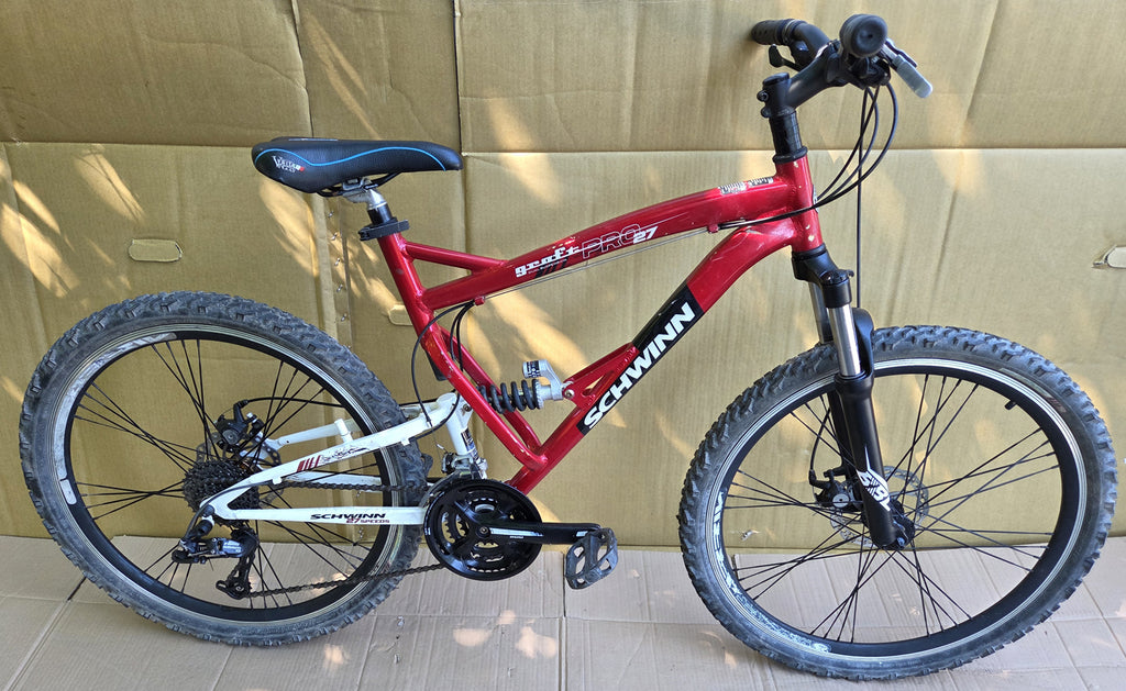 Schwinn Graft 27 Medium double suspension mtb USED