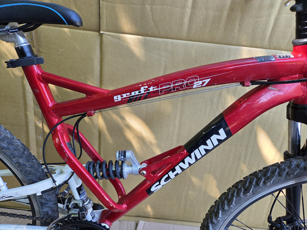 Schwinn Graft 27 Medium double suspension mtb USED