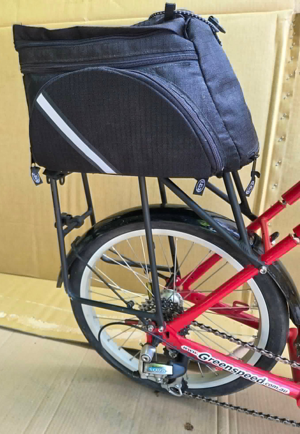GREENSPEED GT3 RECUMBENT TRIKE (1st Gen) folding USED, Consignment w/ extras!