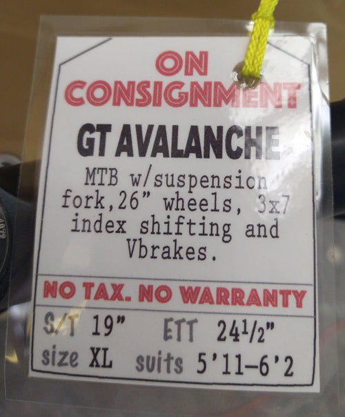 GT Avalanche (XL) black USED reconditioned