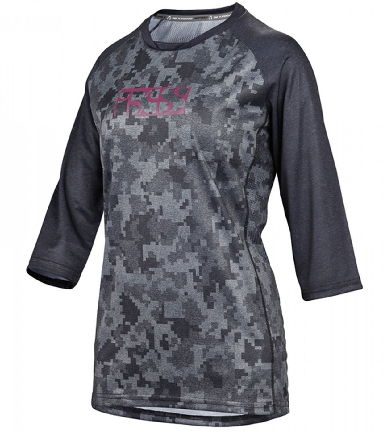 IXS vibe 8.2 3/4 sleeve,black,camo Ws 38