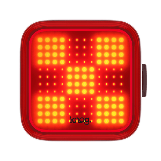 knog blinder rear 100 USB grid pattern