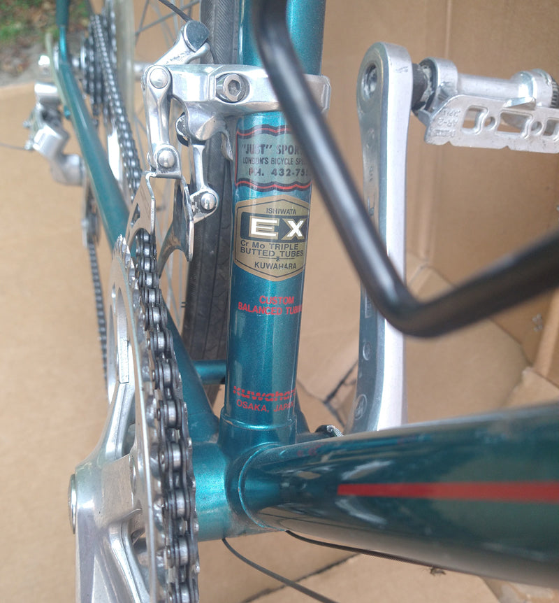 80s 58cm Kuwahara 3x5 road bike, consignment, no tax, no warranty