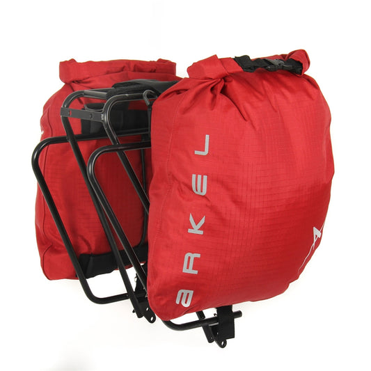 arkel drylites red pannier pair