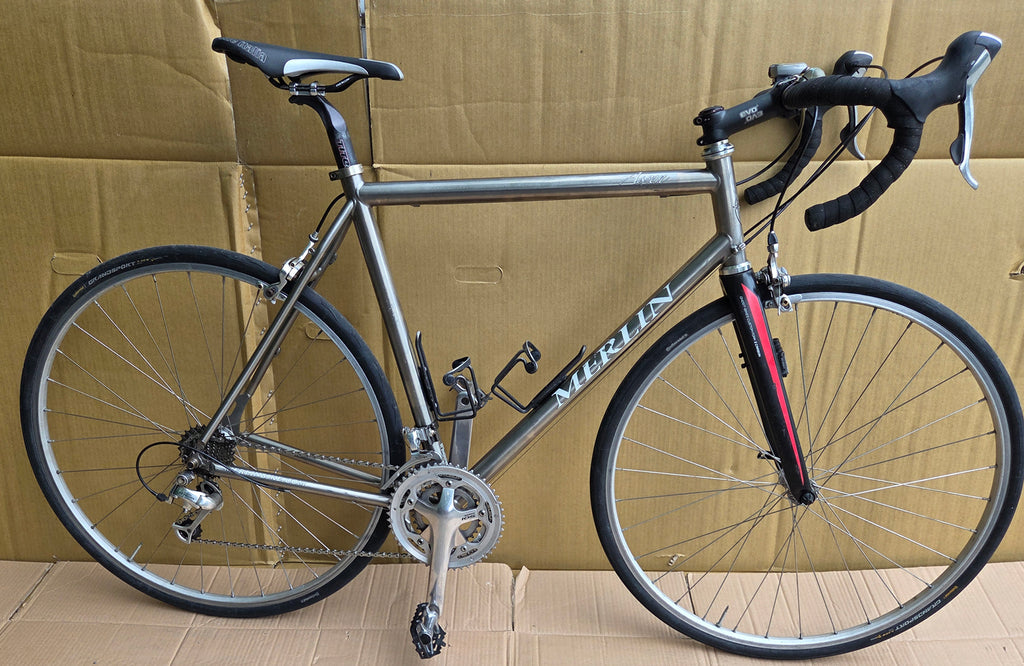 MERLIN Aspen titanium road bike 56cm USED consignment NO TAX no warranty