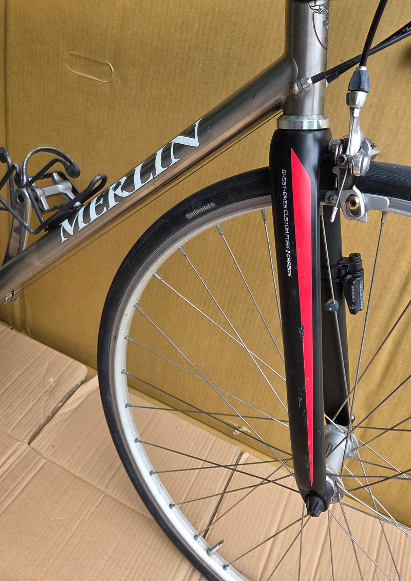 MERLIN Aspen titanium road bike 56cm USED consignment NO TAX no warranty