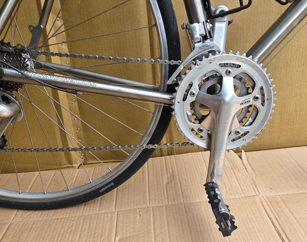 MERLIN Aspen titanium road bike 56cm USED consignment NO TAX no warranty
