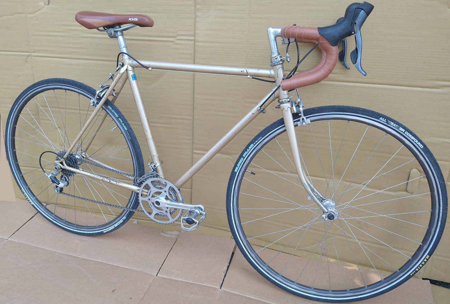 Nishiki road bike 54cm gold USED