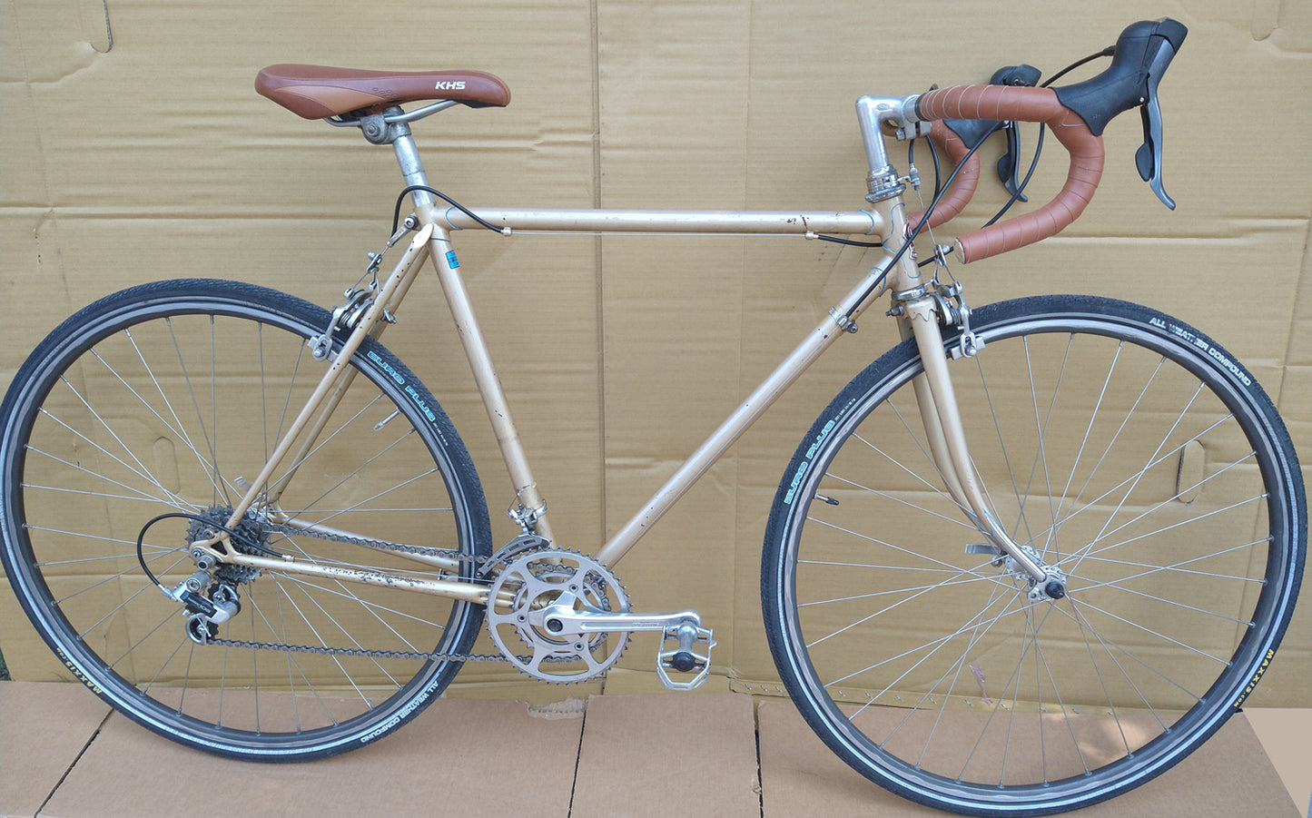 Nishiki road bike 54cm gold USED