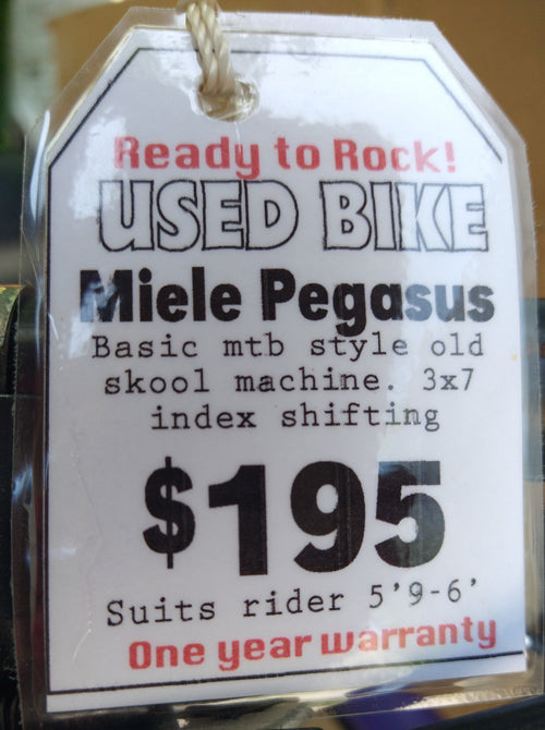 Miele Pegasus 18”/23” purple mtb USED