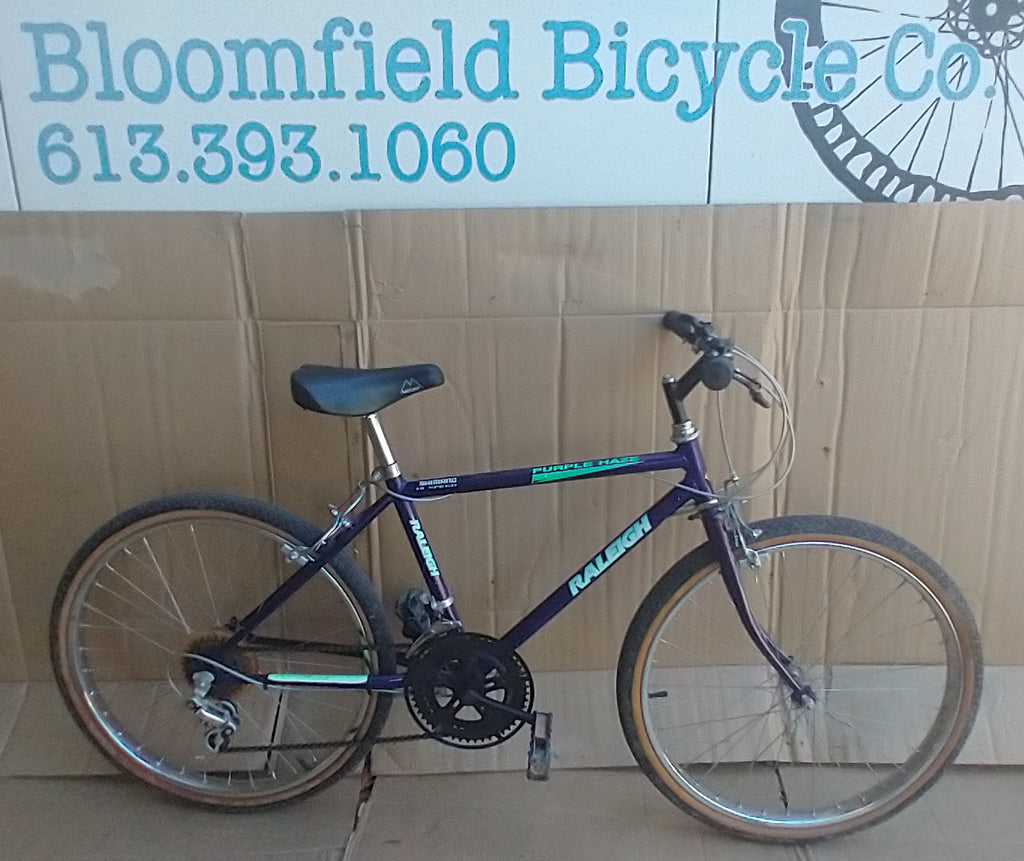 Raleigh Purple Haze 24” kids' bike 10spd, USED, no tax, no warranty