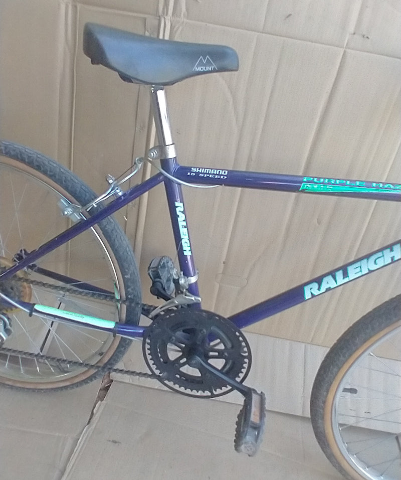 Raleigh Purple Haze 24” kids' bike 10spd, USED, no tax, no warranty