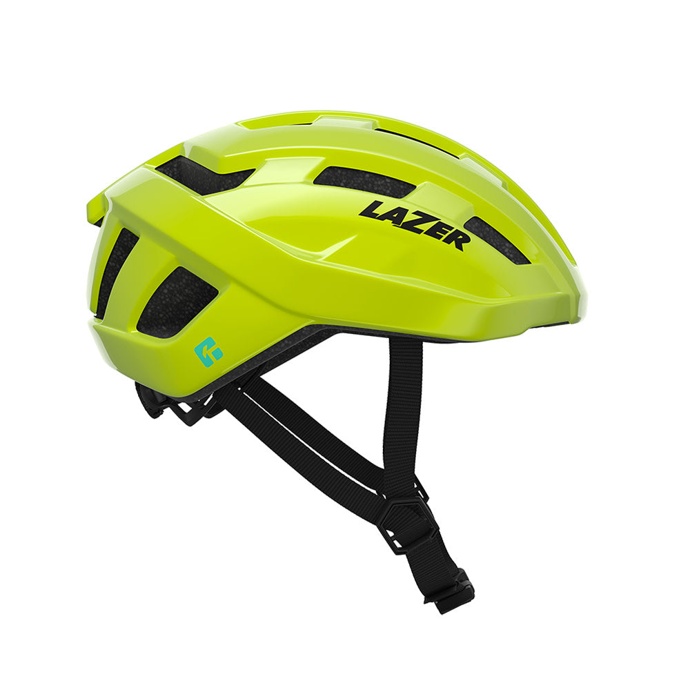 Lazer tempo neon yellow o/s helmet