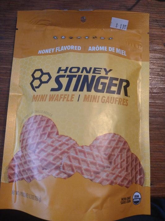 Honey Stinger mini waffles bulk bag 5.3 oz