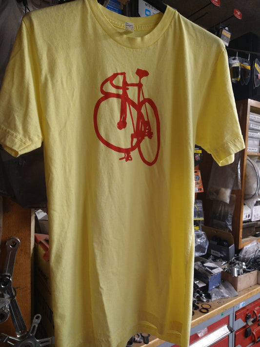 silhouette track bike tshirt (s)