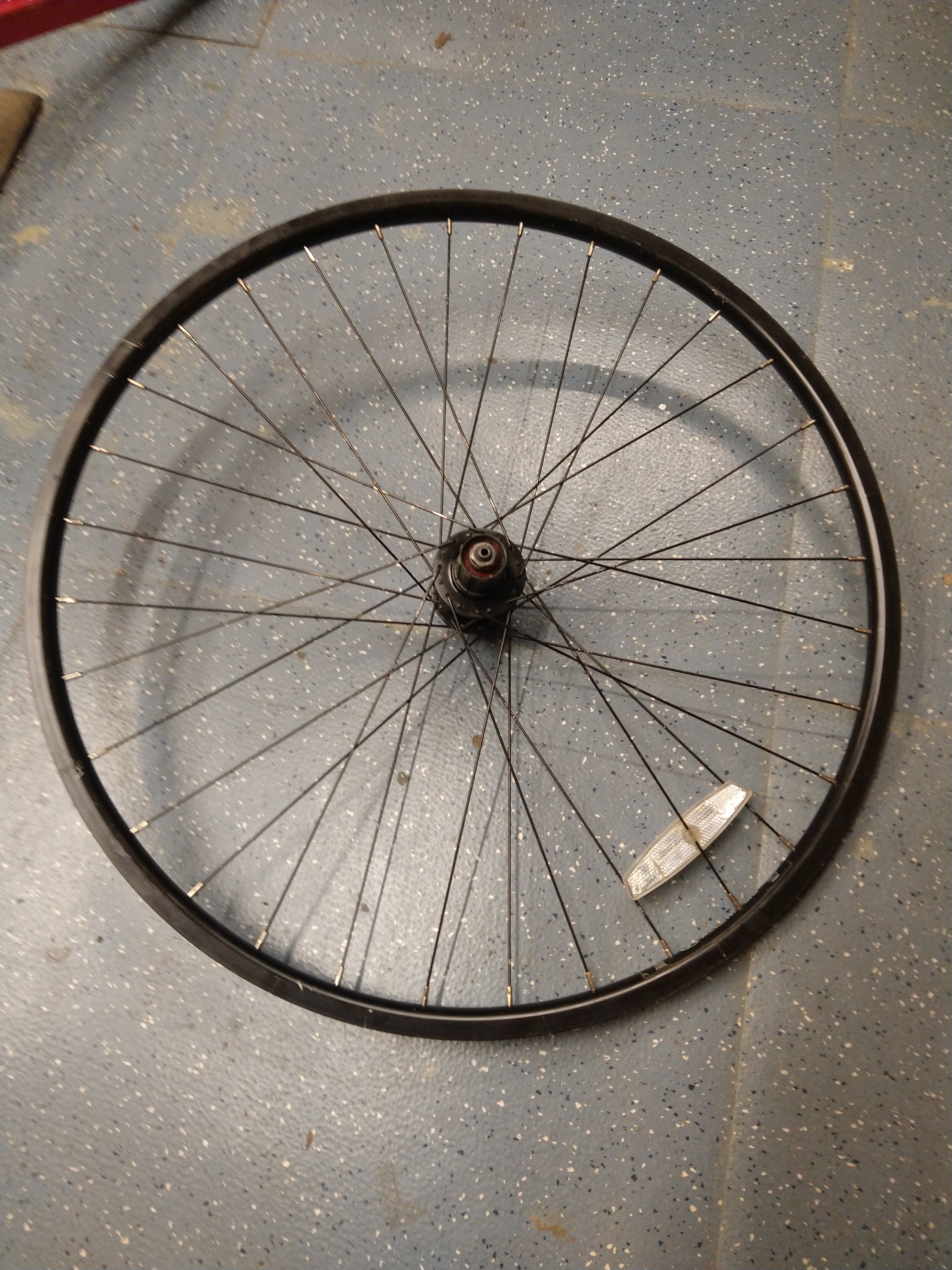 Alex CTD/KK 700C rear Q/R wheel. 8/9/10 SPD cassette. 6 bolt. Black USED