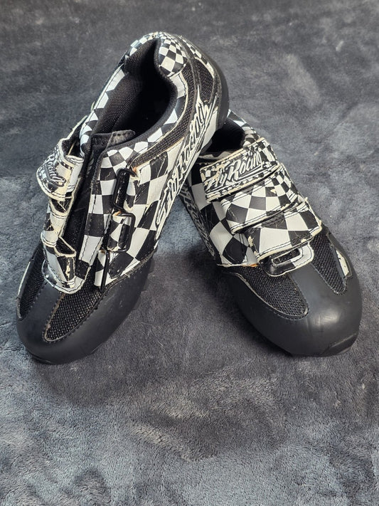 Fly Racing Youth SPD compatible cycling shoes size 3 used