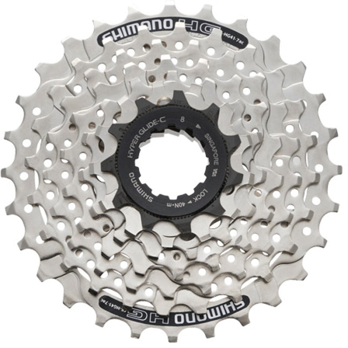 Shimano CS-HG41-7 7spd cassette 11-28 chrome