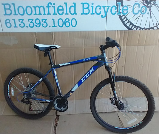 CCM Slope 26” mtb 21speed blue, USED,no tax,no warranty, on consignment