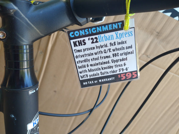 KHS Urban Xpress Hybrid (large) black 2022 upgraded