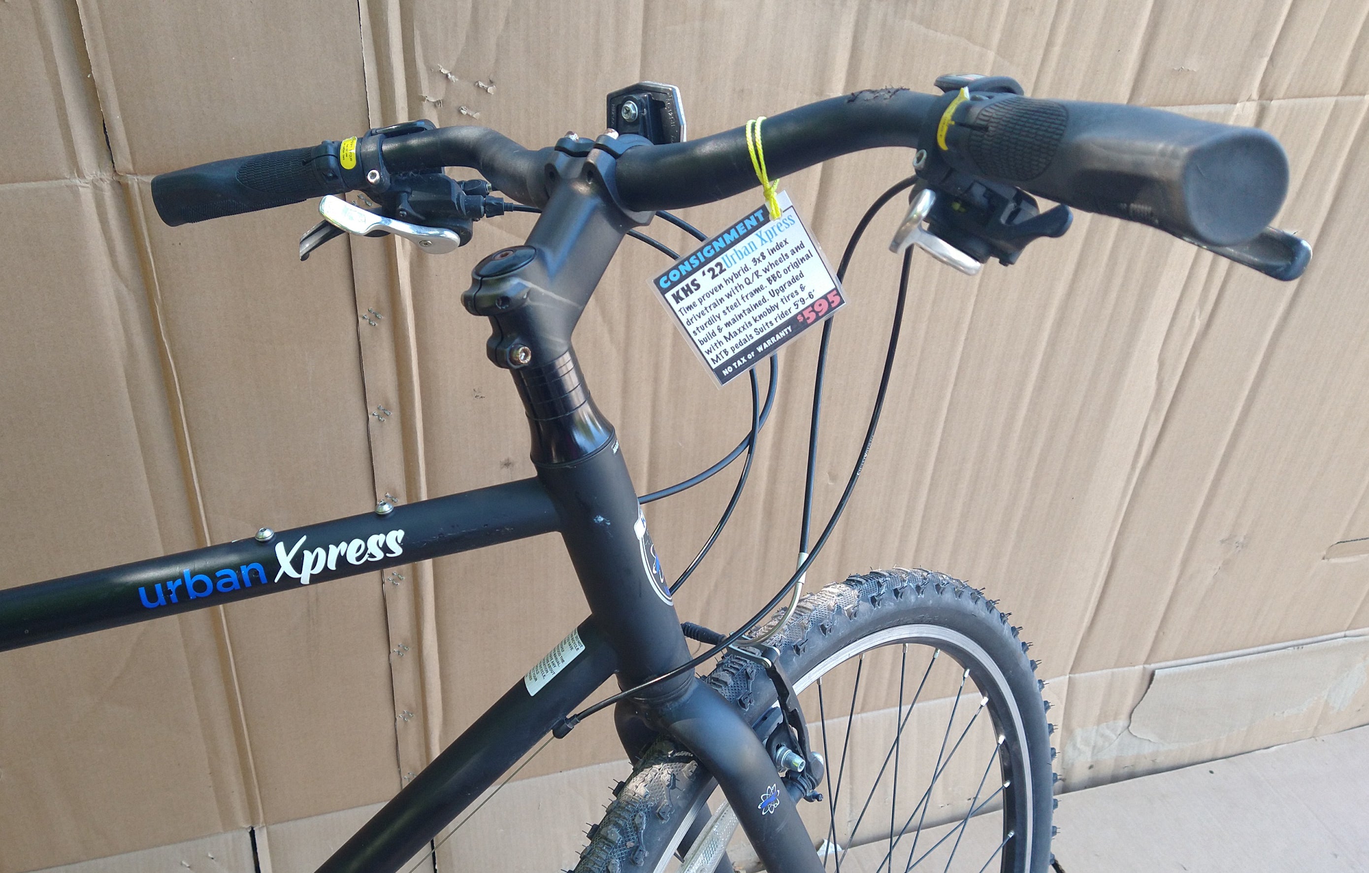 KHS Urban Xpress Hybrid (large) black 2022 upgraded