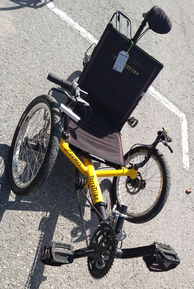 Terra Trike Zoomer (2014) yellow, USED