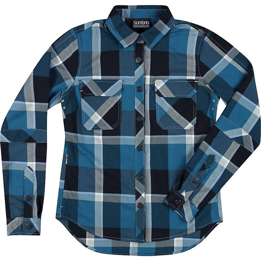 Sombrio silhouette riding shirt Ws pacific plaid L