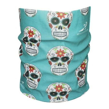 headsweats ultraband teal skulls