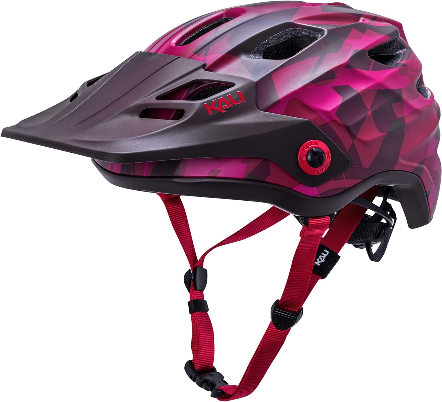 kali maya geometric red S/M helmet