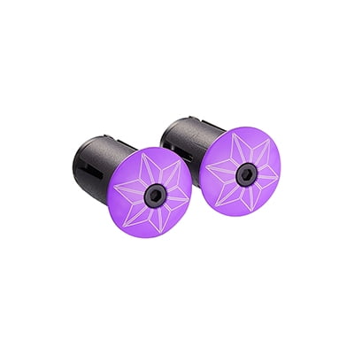 supacaz bar end plug neon purple