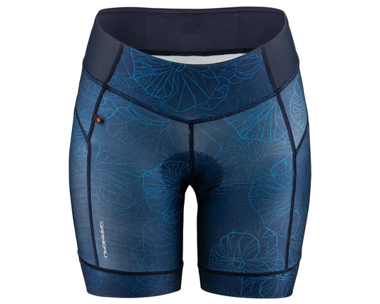 Louis Garneau neo pop art motion Ws blue flower shorts (S)