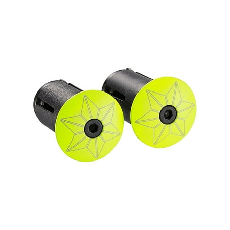 supacaz bar end plug neon yellow